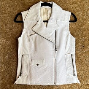 Truth and Pride White Textured Vest